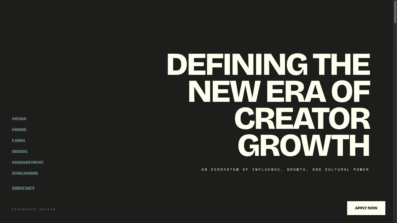 ALTR hero — "Defining the new era of creator growth"